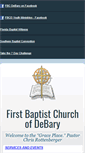 Mobile Screenshot of fbcdebary.org